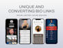 design a professional linktree, or bio link page that boosts clicks and sales
