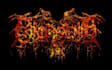 do death metal, slam, and brutal logo