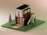 make low poly game ready 3d models in blender