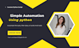 blender python scripting ,automation
