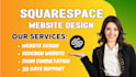 create squarespace website design or redesign squarespace