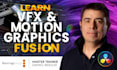 davinci resolve vfx and motion graphics consultant and master trainer
