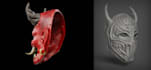 design 3d cosplay prop,armor, halloween mask, game asset, printing 3d weapon stl