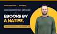 ghostwrite your ebook in native spanish