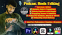 edit podcast episodes into trending reels