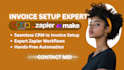 do quickbooks invoices from zoho hubspot crm pipedrive via zapier