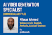 create ai video generation specialist