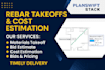 do accurate concrete and rebar takeoffs and cost estimation