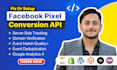 setup facebook pixel conversion API, fix meta pixel, server side tracking stape