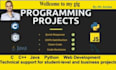 do database design, sql server, sqlite, postgresql, python and java project