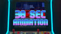 make a 30 sec music video pixel style 8 bits