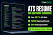 write ats optimized tech resume that gets interviews