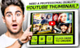 design perfect thumbnails for youtube video essays