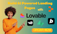 build lovable landing page lovable to wix lovable to capacitor lovable ai