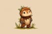 draw animals cartoon illustration