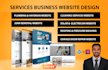 designe for handyman, junk removal, and cleaning services website