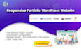 build a responsive portfolio wordpress website