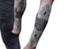 create sleeve tattoo design in geometric style
