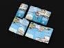do modern professional travel trifold brochure  design