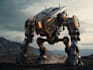 design 2d sci fi mech, robot and creature concept models