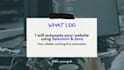 do selenium java automation testing for your web application