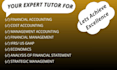 provide expert tutoring in accounting and finance