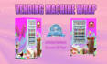 design professional vending machine wrap, atm wrap