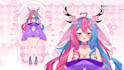 design live2d vtuber model, 2d vtuber model, live2d rigging, vtuber character