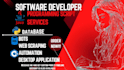 script java python bot c cpp sql database coding programming project developer