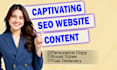 be your SEO copywriter, blog copywriter, landing page copywriter, web copywriter
