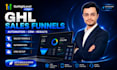 design a high converting gohighlevel funnel and landing page