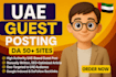 post your article on a uae website with dofollow backlink