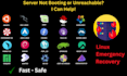 fix any linux vps, vds or dedicated server boot issue