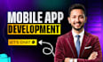 do mobile app development android app ios app ai chatbot flutter developer