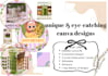 create eye catching designs and graphics