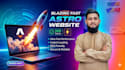 build a fast static site webpage with astro