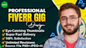 design clean and readability fiverr gig thumbnail design