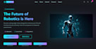 build a responsive landing page using HTML CSS java script
