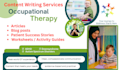 write occupational therapy content, blog posts, and articles