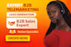 b2b linkedin lead generation linked in outreach list job posting data entry