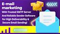 provide you kumomta, powermta, AWS ses SMTP server for email markting solution