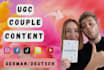 create high quality couple ugc videos