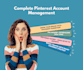 manage your pinterest account with pin design and scheduling