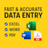 do fast and accurate date entry in word or excell