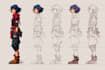 create game character art, 2d game character art