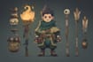 draw high quality 2d game characters