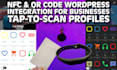 create an expert wordpress site with nfc and qr code integration for businesses