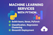 build machine and deep learning models using python