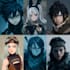 draw anime and game style characters art