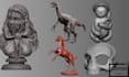 create high quality sculpture for 3d printing and cnc
